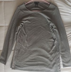 Chelsea & Theodore gray tunic